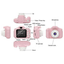 Kids Mini HD Digital Camera 2 inch Cute Photo Video Camera Toys Gift (Pink) A