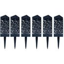 6Pcs Waterproof LED Solar Lawn Garden Lights for Outdoor Yard Street Landsc