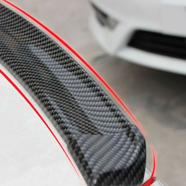 1.5M Universal Car Spoiler Carbon Fiber Rear Spoilers Roof Wings Trunk Lip