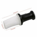 Black Plastic Hair Salon Neck Duster Refillable Powder Brush