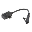 Waterproof Motorcycle 2.1A USB Charger Kit SAE to USB Adapter+Extension Harness