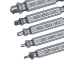 5x Quick Out Broken Stripped Screw Extractor Drill Bits Kit Bolts Remover