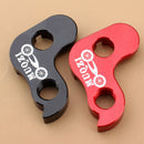 Alloy Folding Bicycle Rear Derailleur Modified Outside 3 Speed Tail Hook Red