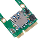 Mini PCI-E to USB2.0 Adapter Card PCI Express Card Full for Notebook JzTEUS