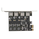 USB Cards 4 Ports 5Gbps PCI-E to USB3.0 PCI-Express Controller Card Adapter