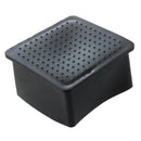 Square Black Rubber 50mmx50mm Foot for Table Chair Leg H4G2