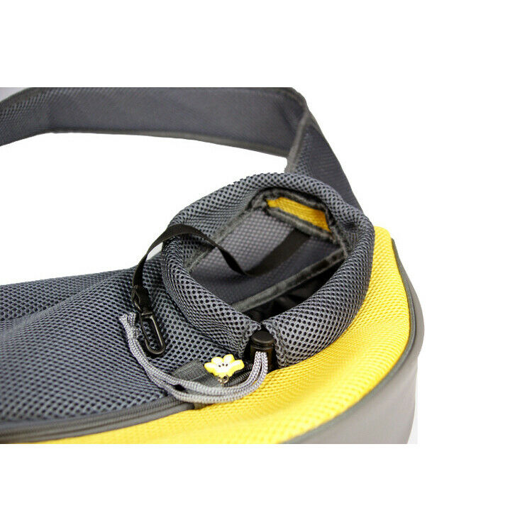 Pet Dog Cat Puppy Carry Travel Tote Shoulder Bag Purse Sling Backpack yello B7E2