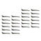 24x Hairdresser Duck Bill Hair Clips Plastic Hair Clips