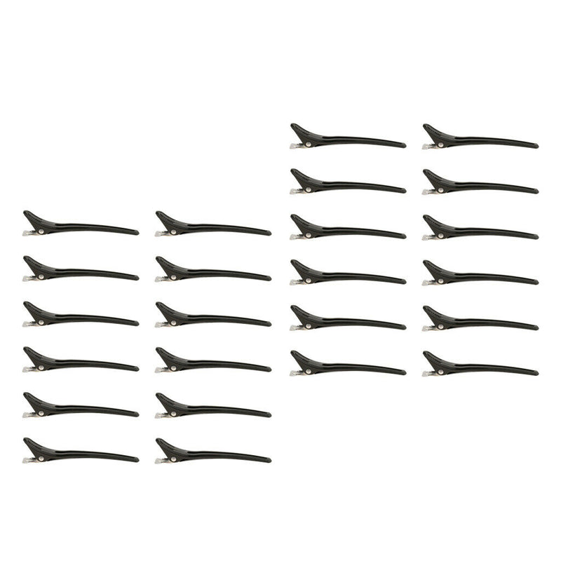 24x Hairdresser Duck Bill Hair Clips Plastic Hair Clips