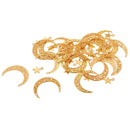 50 Packs DIY Retro Alloy Moon Star Connectors Charms Pendants Jewelry Making