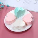 4Pcs Heart Candy Face Cosmetic Puff Cleansing Pad Sponge Wash Face Makeup To JR