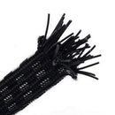 Stretch Elastic Bikes Luggage Hanging Rope Belts Strap with Hook Black Polyester