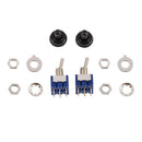 2Pcs AC 6A 125V DPDT 3 Position ON-OFF-ON Power Control Toggle Switch R5M8