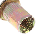 175pcs Set Rivet Nut Kit Mixed Zinc Steel Rivnut Insert Nutsert Threaded M3-MFT