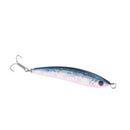 1pc fishing lure 13.5g 80mm sinking pencil lure metal hard bait hook 2