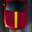 2pcs Long Stripe Car Styling Hood Bonnet Stickers Vinyl Decals Decoration
