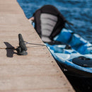 Boat Cleat 8 inch Flat Top, Nylon Marine Grade 2 Holes Mooring Bar Deck Cleats
