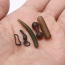 50Pcs Carp Fishing Chod Rig Sleeves Lead Clip Slide Heli Rigs Coarse Carp-