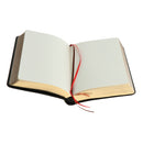 Black Artificial Leather A6 Paper Size Notebook Portable Blank Notebook Diary