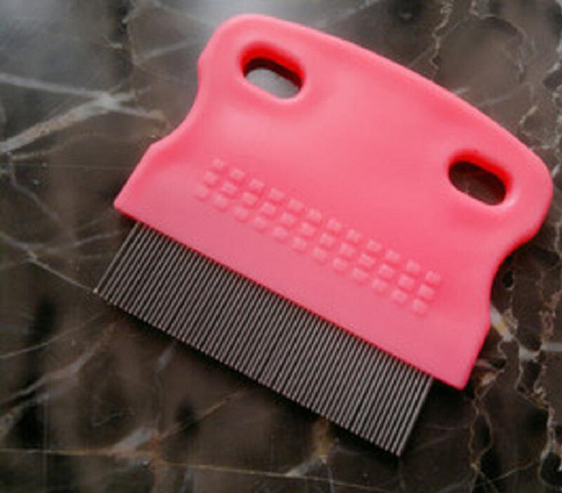 Hair Lice Nit Pets Flea Egg Dirt Dust Remover Steel Tooth Comb Health Brush SPTE