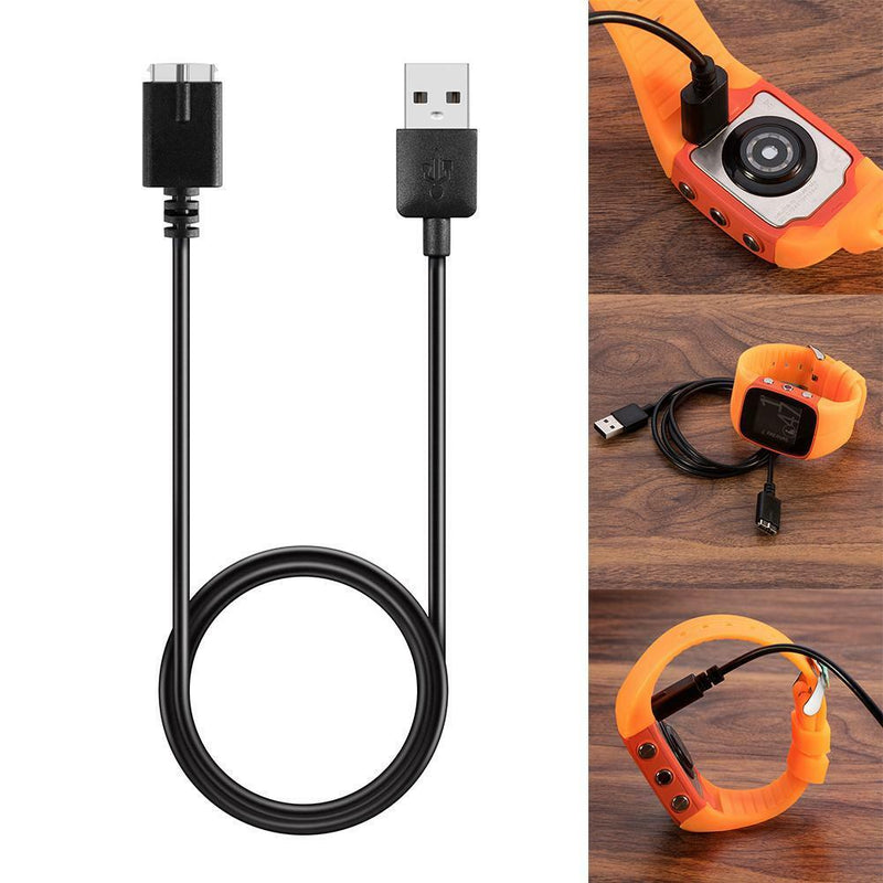 1m Fast Charging Cord Outdoor Travel Data Sync Cable for Polar M430 Smart Watch
