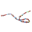 String of beads Murano Lampwork Glass Multicolor 10mm B6H6