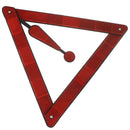 Emergency Red Reflective Triangle Warning Sign PVC Safety Portable Car  ME