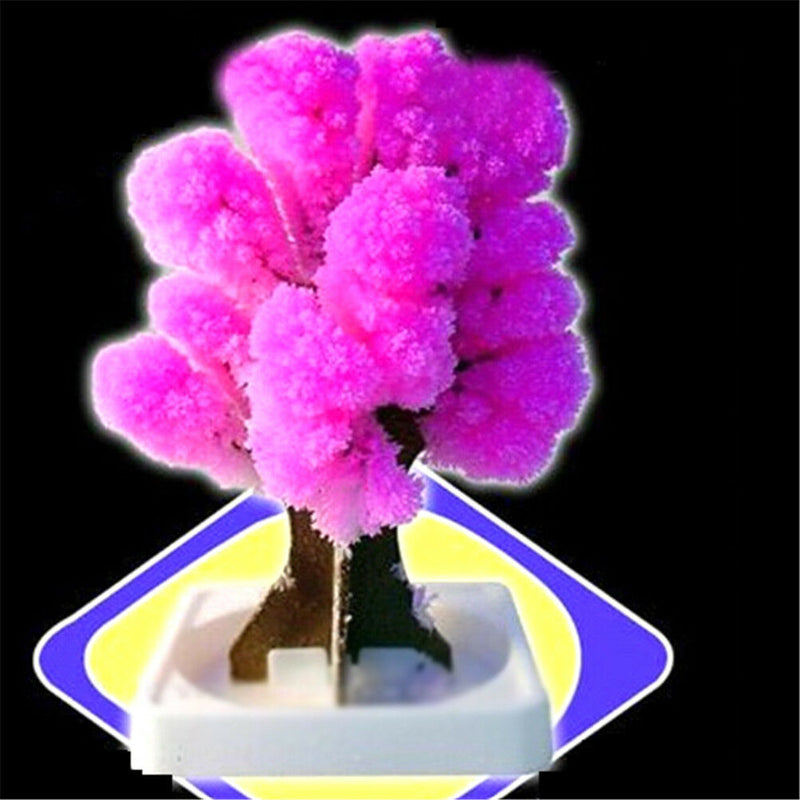 Magic Japanese Tree Christmas Magically Decorative Growing Paper Trees Toys NQ^