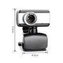 Rotatable USB 2.0 Computer Webcam with Microphone PC Digital HD Video Camely Gw