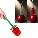 Creative Cherry Toilet Brush Holder Set Bathroom Cleaning Kit Brushes Clean F2Z1