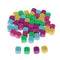 50PCS 16mm BLANK 6 SIDED DICE Mixed Color for Wargames, Casualty Markers - Round