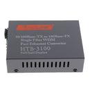 2pcs 25KM Simplex Fiber Optic Converter Fast Enternet Converter HTB-3100AB