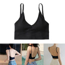 3 Pack Womens V Neck Padded Bralette Comfort Bra