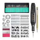 Electric Micro Engraver Pen Metal Glass Diy Engraving Tool include Bits Stencils