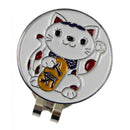 Magnetic Golf Cap Clip Ball Marker Golf Hat Metal Clamp Popular Cat