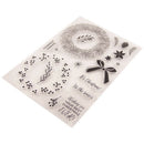 Christmas wreath bowknot Silicone Stamp DIY Scrapbooking Photo Album DecorativME