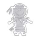 Cartoon Boy Metal Cutting Dies Stencil DIY Scrapbook Paper Card Craft