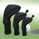 Soft Club Head Cover Easy Use No.1 3 5 Cap Golf Rod Tool Protect Sleeve