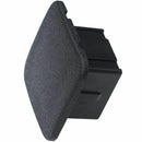 2 inch Off-Road Vehicle Square Mouth Protection Cover Trailer Bar Rubber Be T9S6