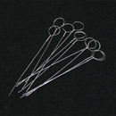 10Pcs Ni-Cr Alloy 4Mm Dia Inoculating Loop For Lab Microbiology Tissue Cult M6J9