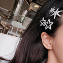 Korea Fashion Hairclip Shiny Star Snowflake Shape Hairpin Hair Accessories