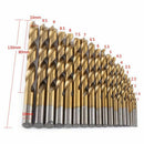 19 Piece HSS Drill Bit Set 1mm-10mm Quality German Tools