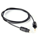 Black Audio Cable Toslink Plug To Mini-Toslink Optical 3.5mm Jack 1M Gw