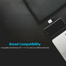 EzCast 2.4G+5G USB WiFi Adapter Bluetooth 600Mbps Dual-Band Wireless Dongle A