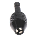 0.3-3.6mm Keyless Drill Chuck Screwdriver Impact Driver Adaptor 1/4" Sh JR