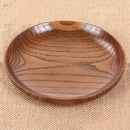 Tableware Household Smooth Wooden Bread dish Tray Kitchen Utensils seasonin V8S6