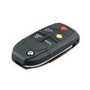 Car Remote Key Shell 5 Buttons Flip Folding Key Fob Case for Volvo V70
