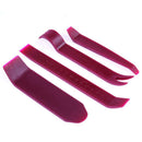 4pcs/set Plastic Car Door Trim Panel Clip Dash Radio Removal Pry Tools Kit
