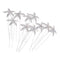 10 Pieces Sea Star Crystal Headpiece Fancy Hair Party Wedding Bride Jewelry