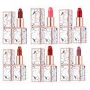 Macfee Brand Makeup White Jade Marble Matte Lipsticks Waterproof Long Lasti
